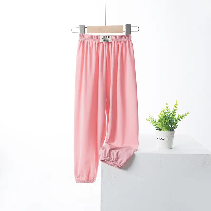 Girls Pink Wide Leg Shaking Pants Summer - Image 18
