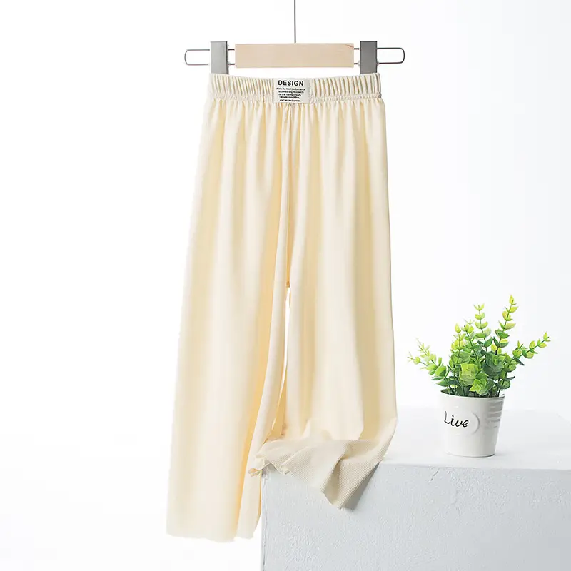 Girls Pink Wide Leg Shaking Pants Summer - Image 6