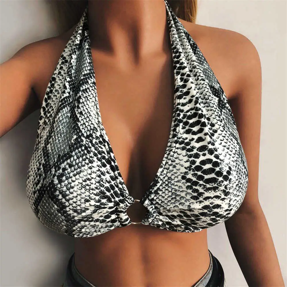 2022 Women's Silver Lace-Up Halter Bra - Image 4
