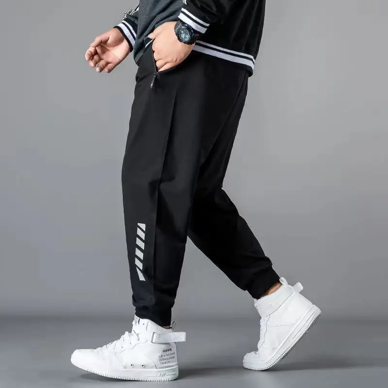 Men Black Track Pants XL 7XL 130-300kg - Image 21
