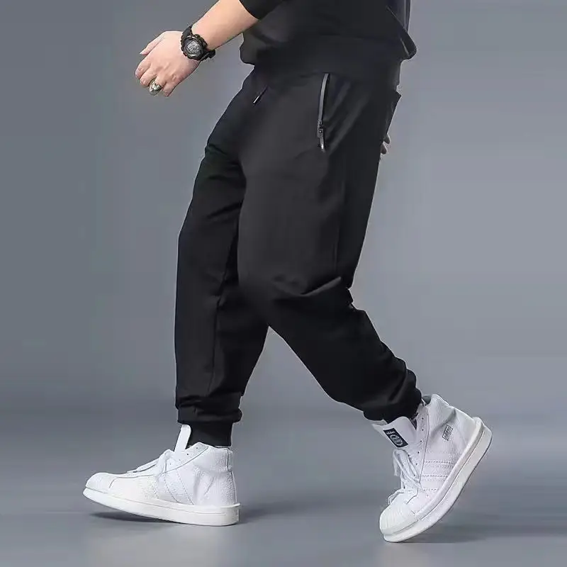 Men Black Track Pants XL 7XL 130-300kg - Image 10