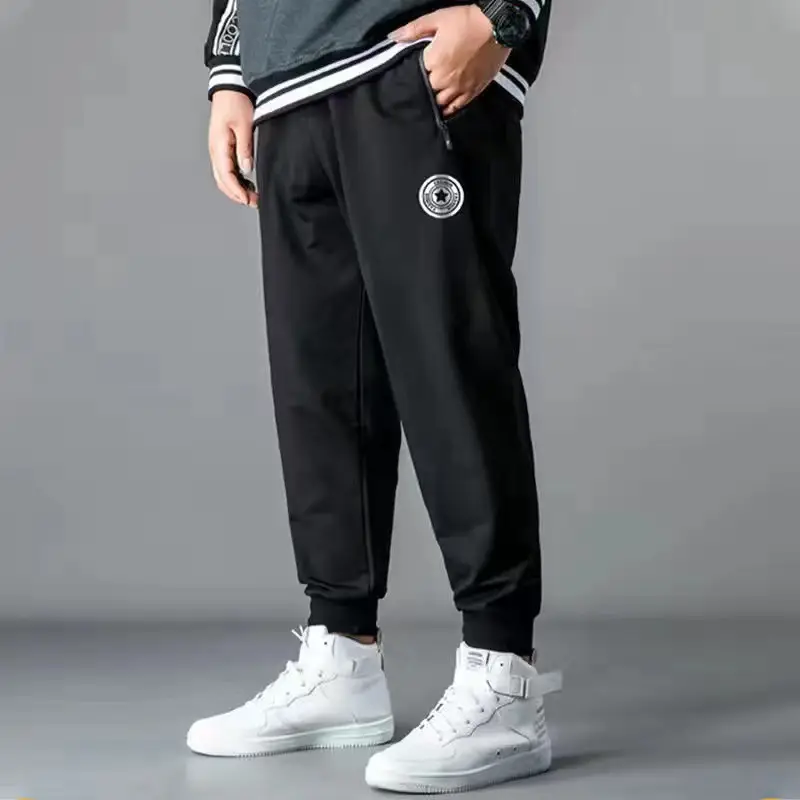 Men Black Track Pants XL 7XL 130-300kg - Image 6