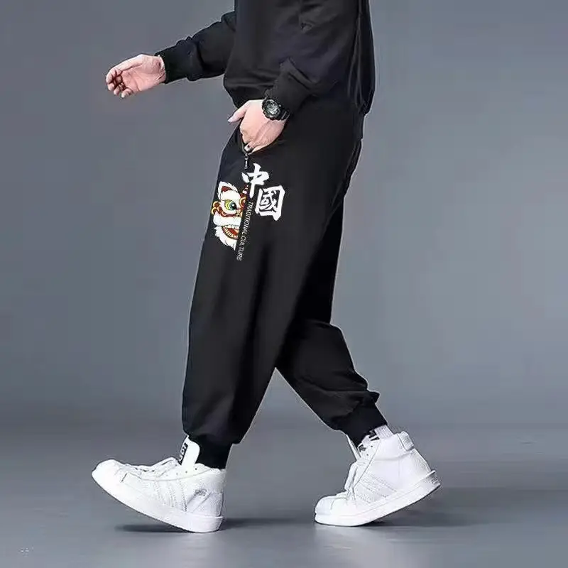 Men Black Track Pants XL 7XL 130-300kg - Image 13