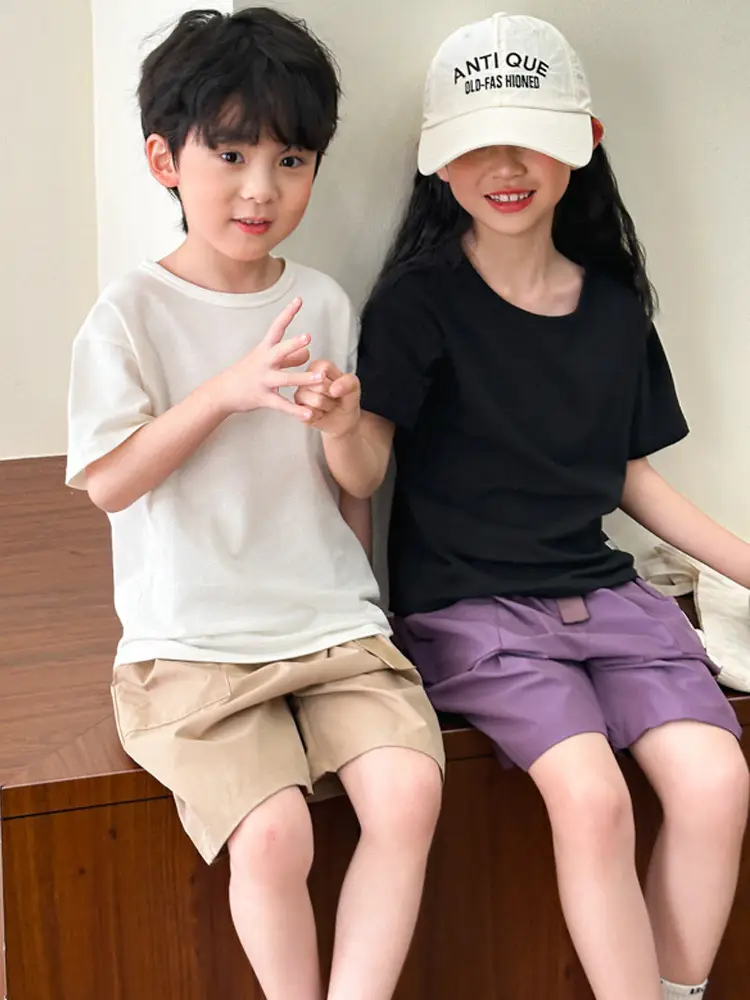 Boys Cotton T-Shirt Black Cap Summer 2025 - Image 8