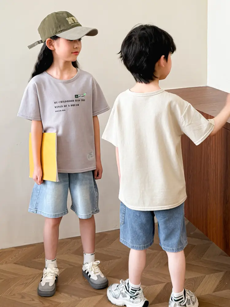 Boys Cotton T-Shirt Black Cap Summer 2025 - Image 10