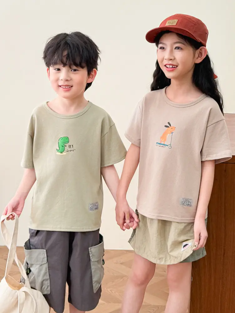 Boys Cotton T-Shirt Black Cap Summer 2025 - Image 12