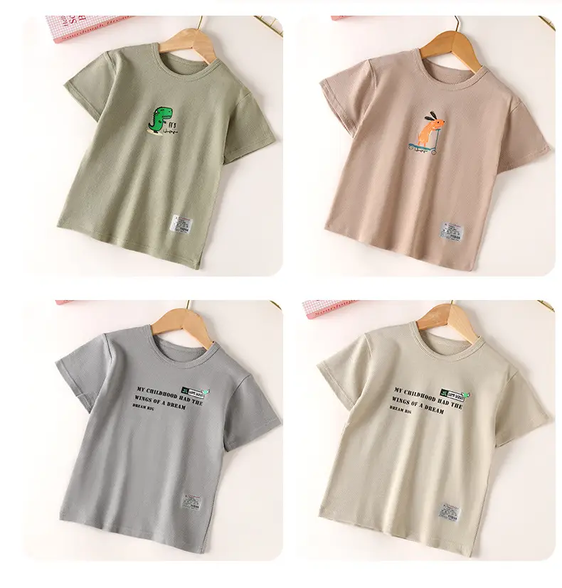 Boys Cotton T-Shirt Black Cap Summer 2025 — feature 9