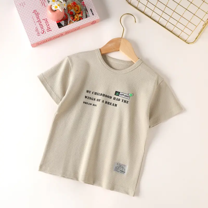 Boys Cotton T-Shirt Black Cap Summer 2025 - Image 4