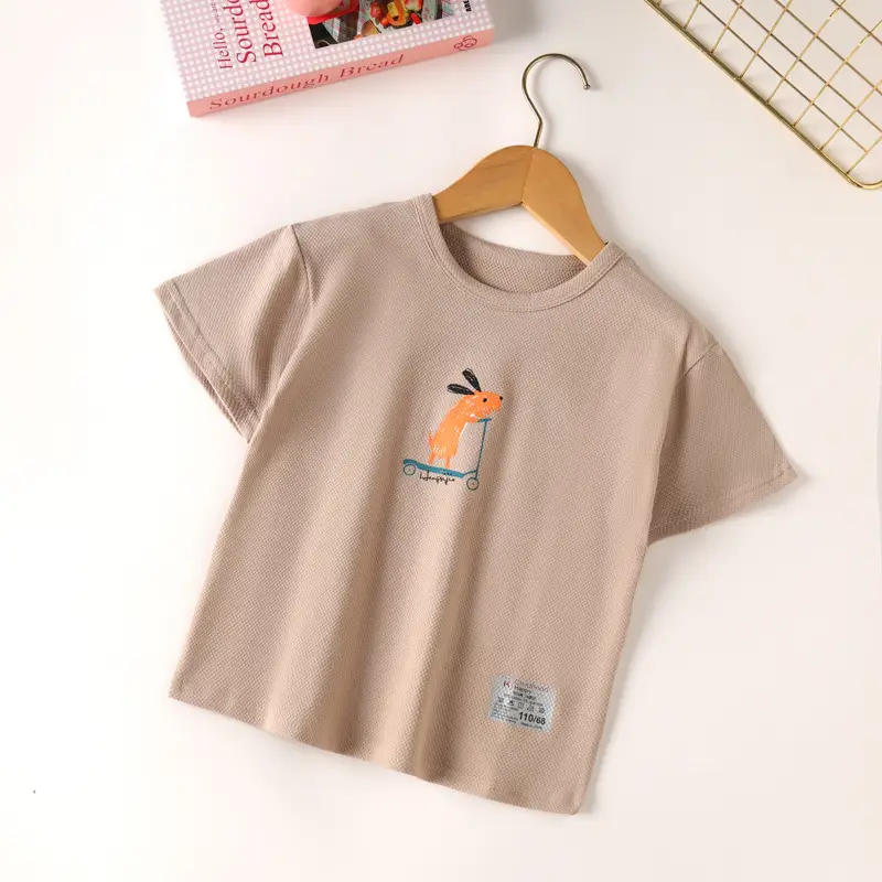 Boys Cotton T-Shirt Black Cap Summer 2025 - Image 5