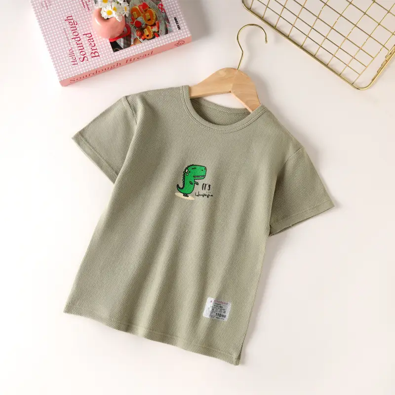 Boys Cotton T-Shirt Black Cap Summer 2025 - Image 7