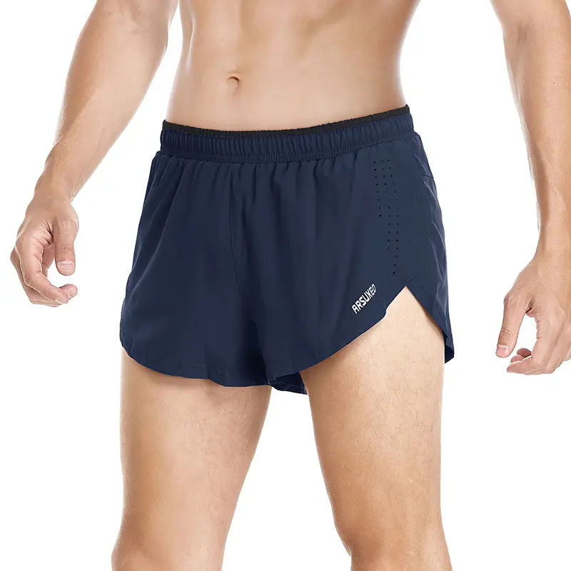 Men's Running Shorts Bordeaux Dark Blue Quick-Drying