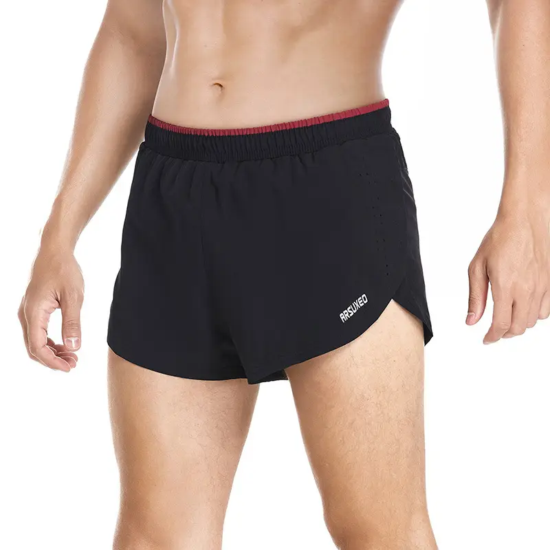 Men's Running Shorts Bordeaux Dark Blue Quick-Drying