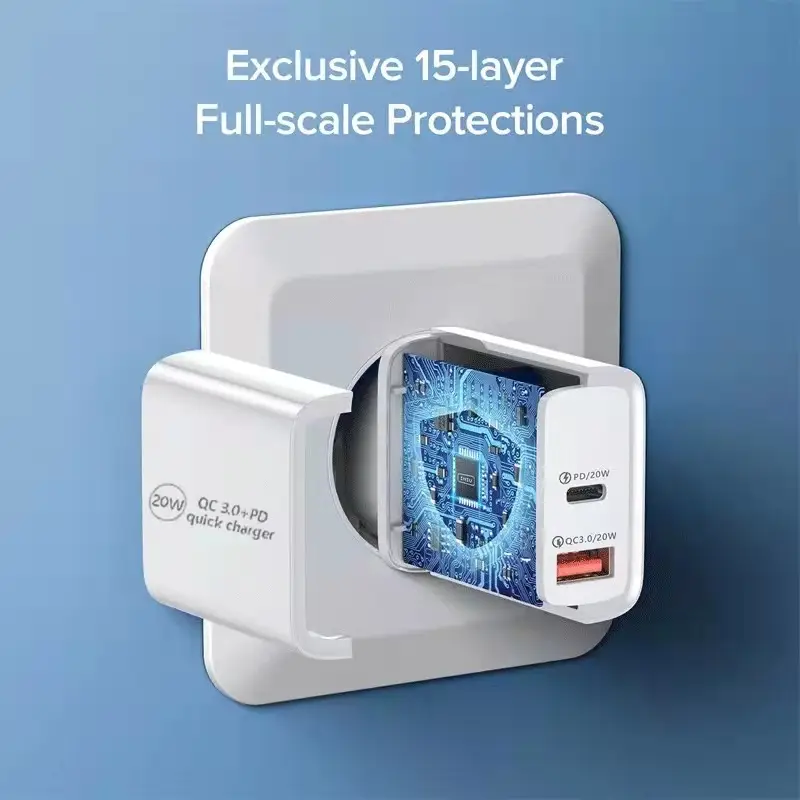 FLOVEVE PD3.0 QC3.0 18W EU Travel Charger - Image 4