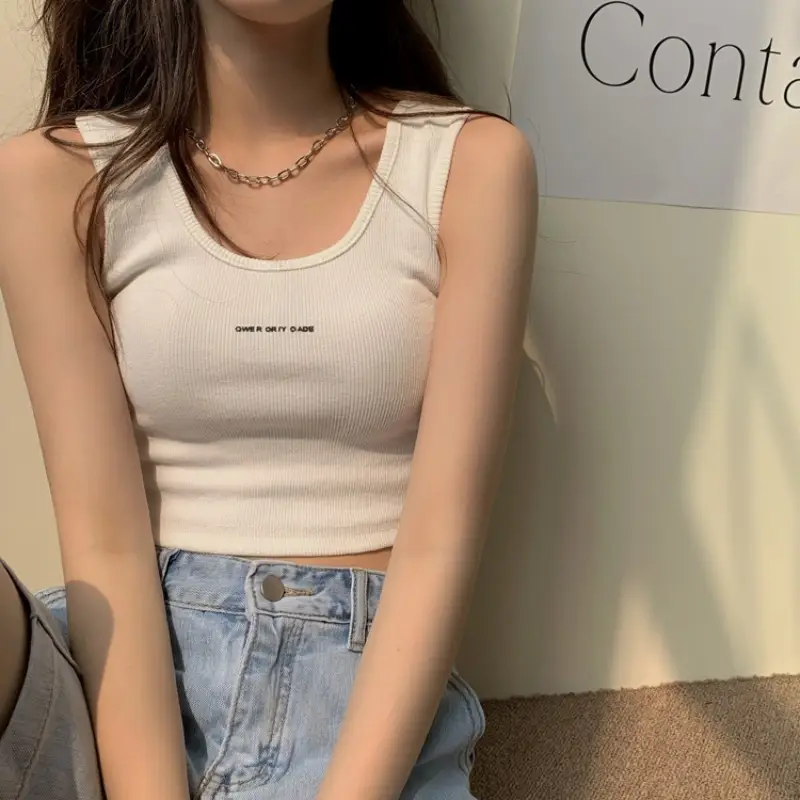 Women's Black Crop Top with "Feel Good" Print - Image 6