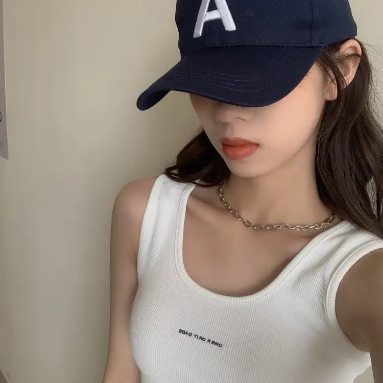 Women's Black Crop Top with "Feel Good" Print — feature 23