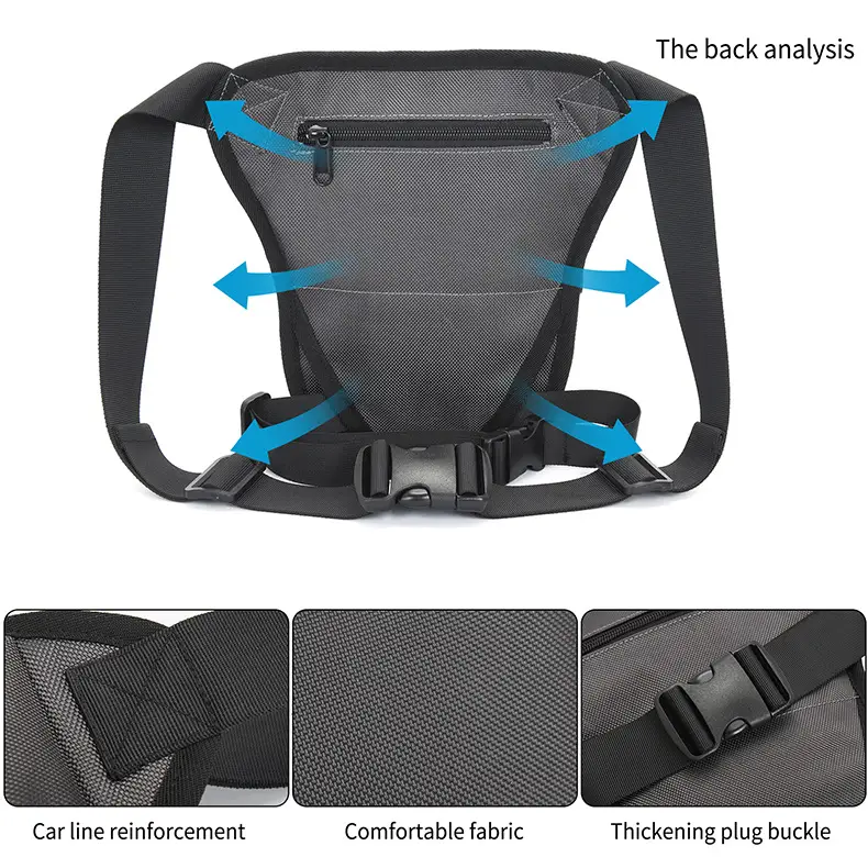 Tactical Motorcycle Shoulder Bag 24cm Green — feature 13