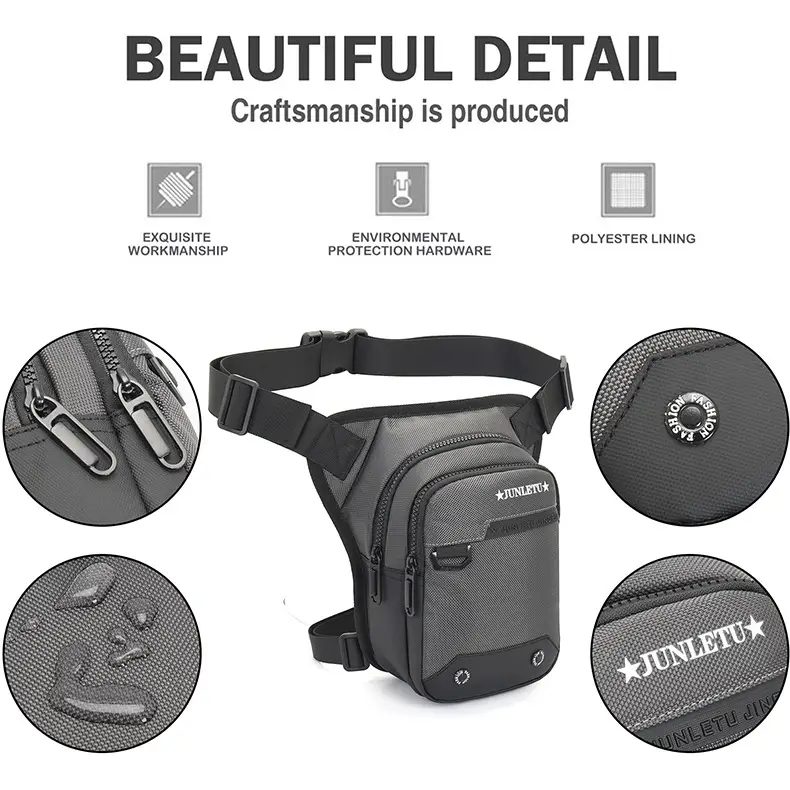 Tactical Motorcycle Shoulder Bag 24cm Green — feature 15