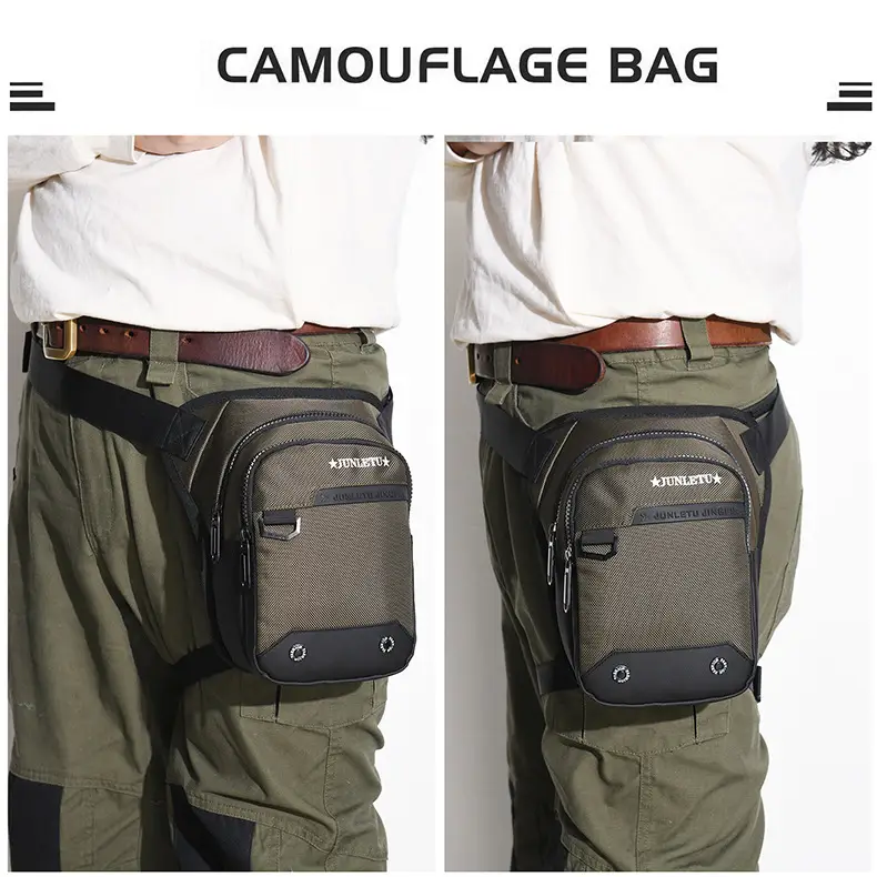 Tactical Motorcycle Shoulder Bag 24cm Green — feature 31
