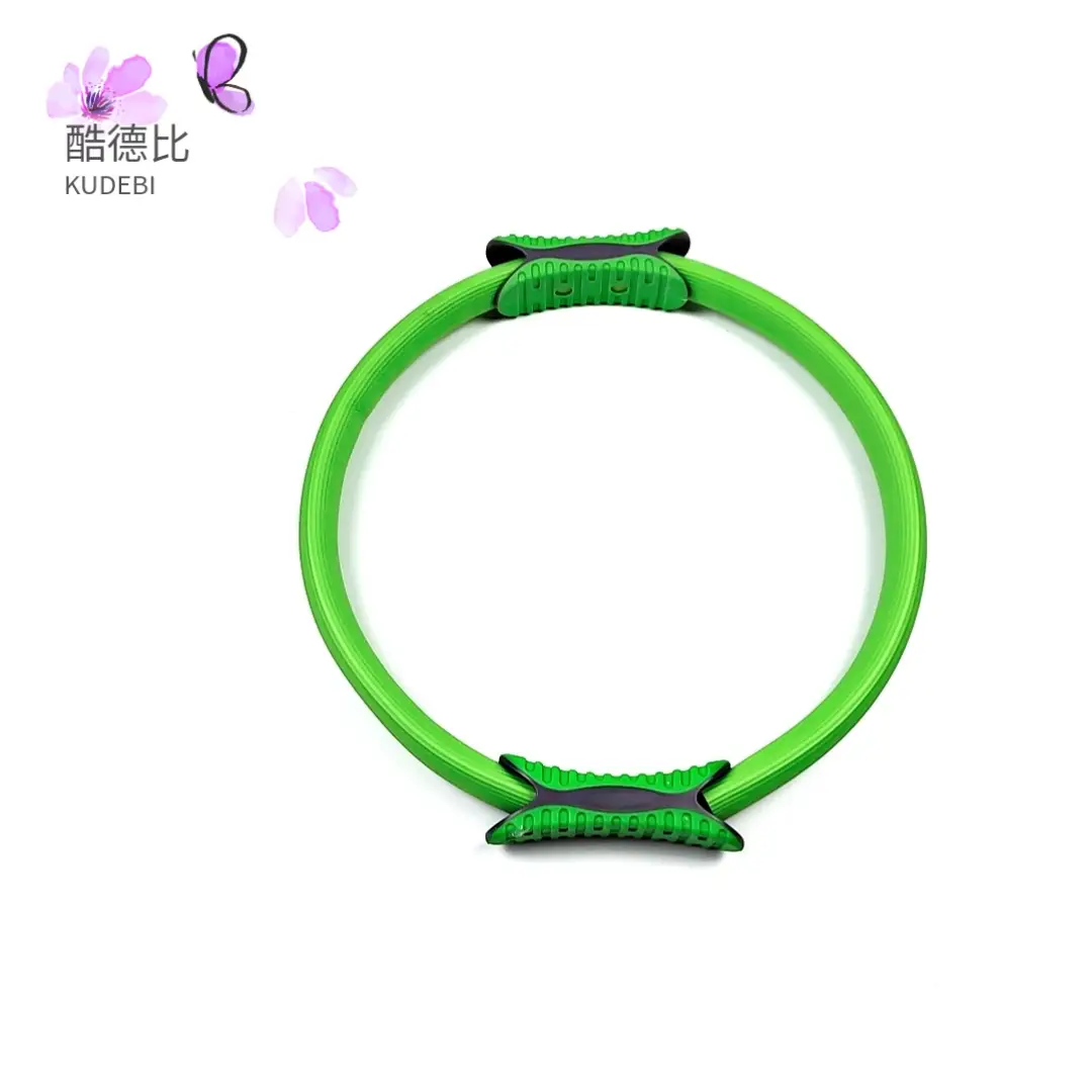 Multi-color Pilates Ring FRP Crescent Handle Magic Ring Open Shoulder Beauty Back Yoga Ring Fitness Resistance Ring Wholesale