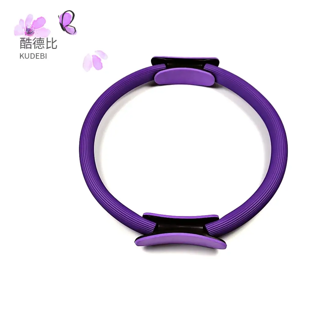 Multi-color Pilates Ring FRP Crescent Handle Magic Ring Open Shoulder Beauty Back Yoga Ring Fitness Resistance Ring Wholesale