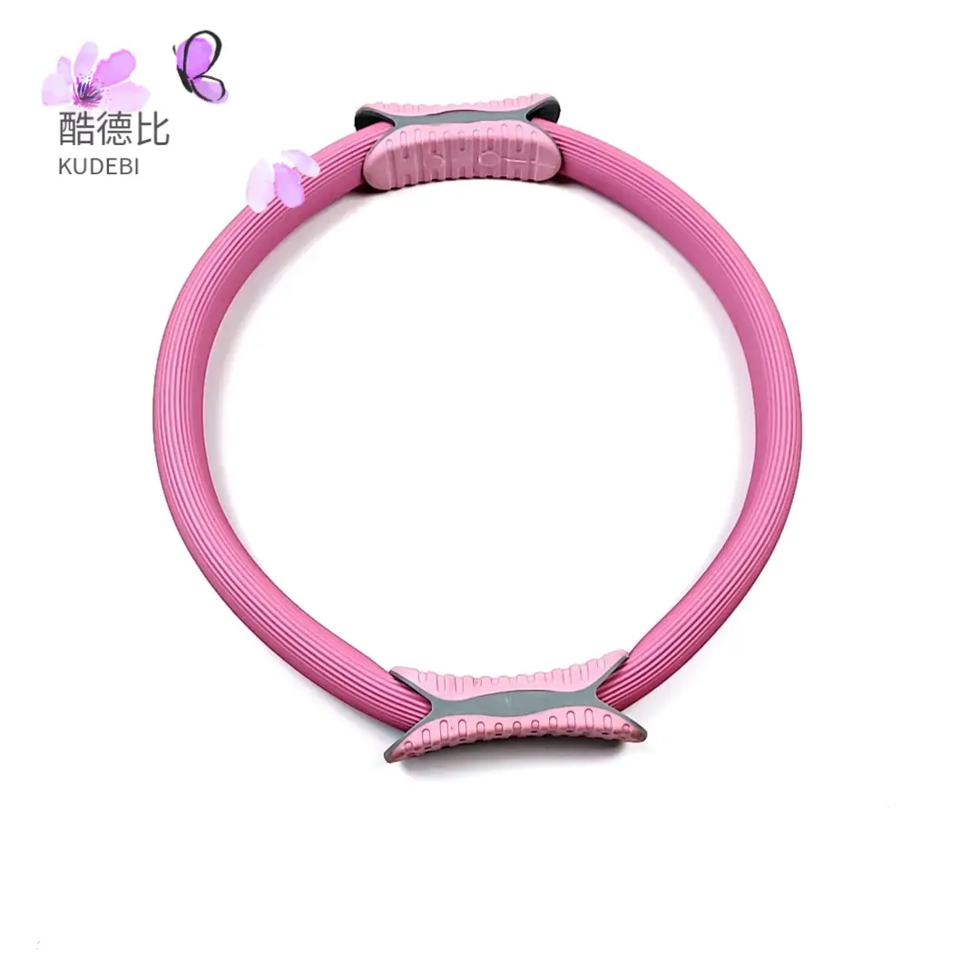 Multi-color Pilates Ring FRP Crescent Handle Magic Ring Open Shoulder Beauty Back Yoga Ring Fitness Resistance Ring Wholesale