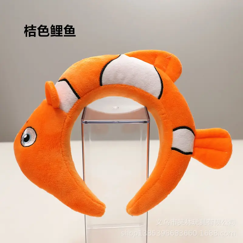 Shark Cartoon Headband for Kids Play Dress Up