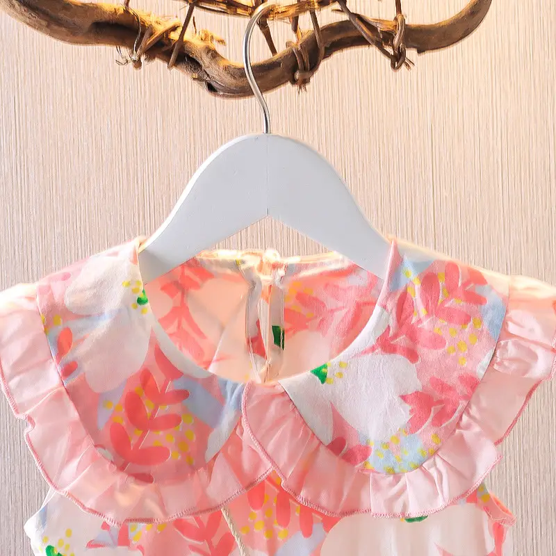 2022 New Small Floral Dress for Baby Girls - Image 3