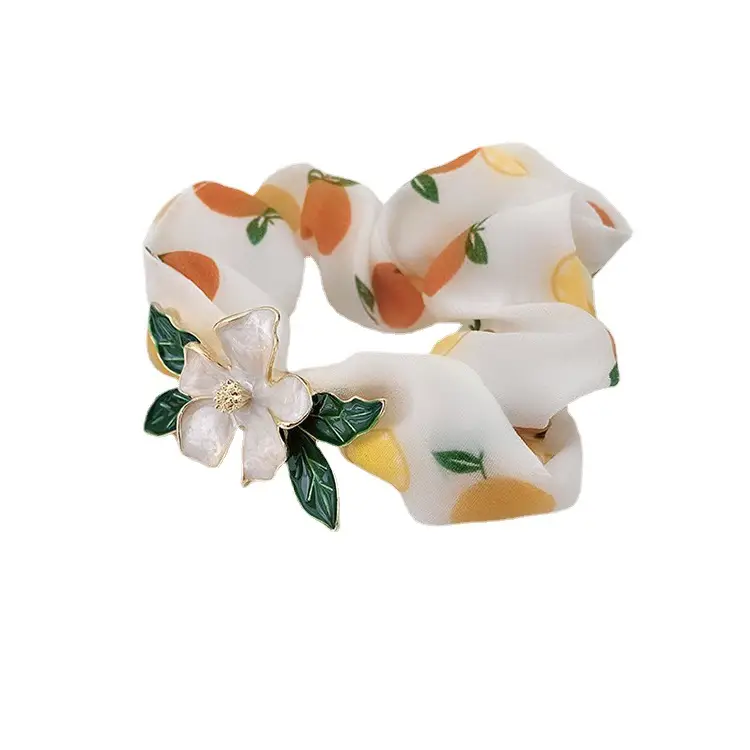 Elegant Floral Hair Rope for Women
