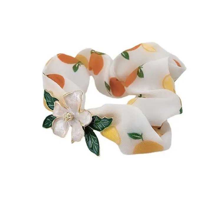 Elegant Floral Hair Rope for Women