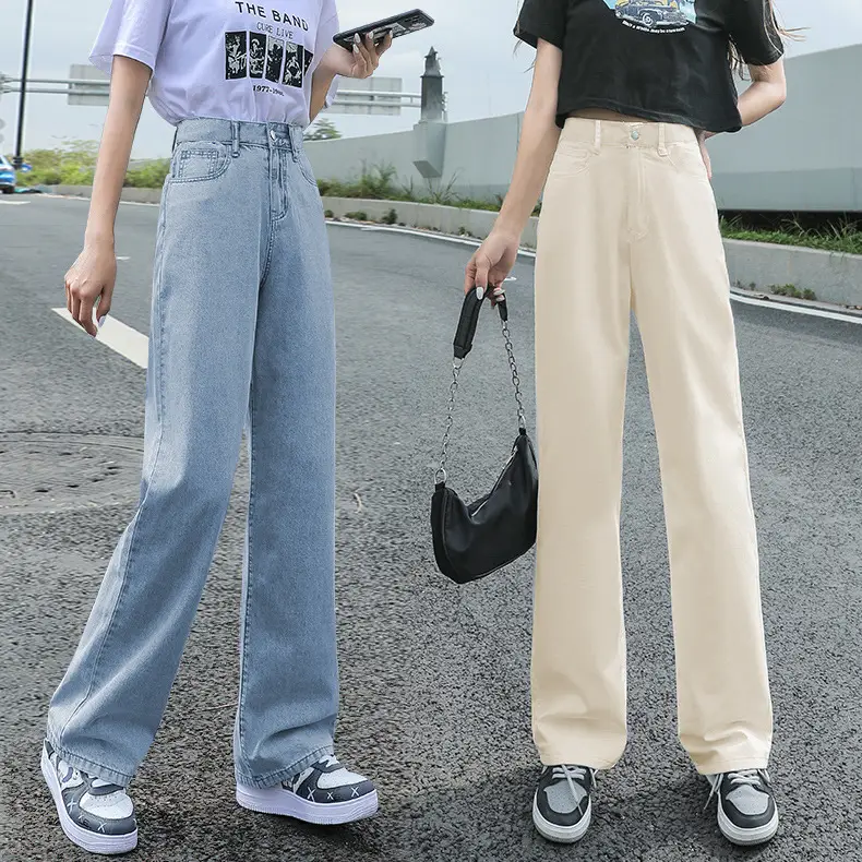 Wide Leg Jeans Women High Waist Spring Autumn 2022 - Image 8