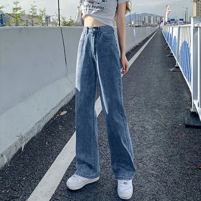 Wide Leg Jeans Women High Waist Spring Autumn 2022 - Image 11