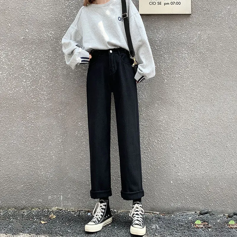 Wide Leg Jeans Women High Waist Spring Autumn 2022 - Image 5