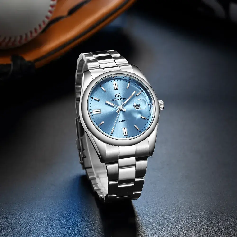 Iik Steel Band Quartz Watch for Men - Image 18