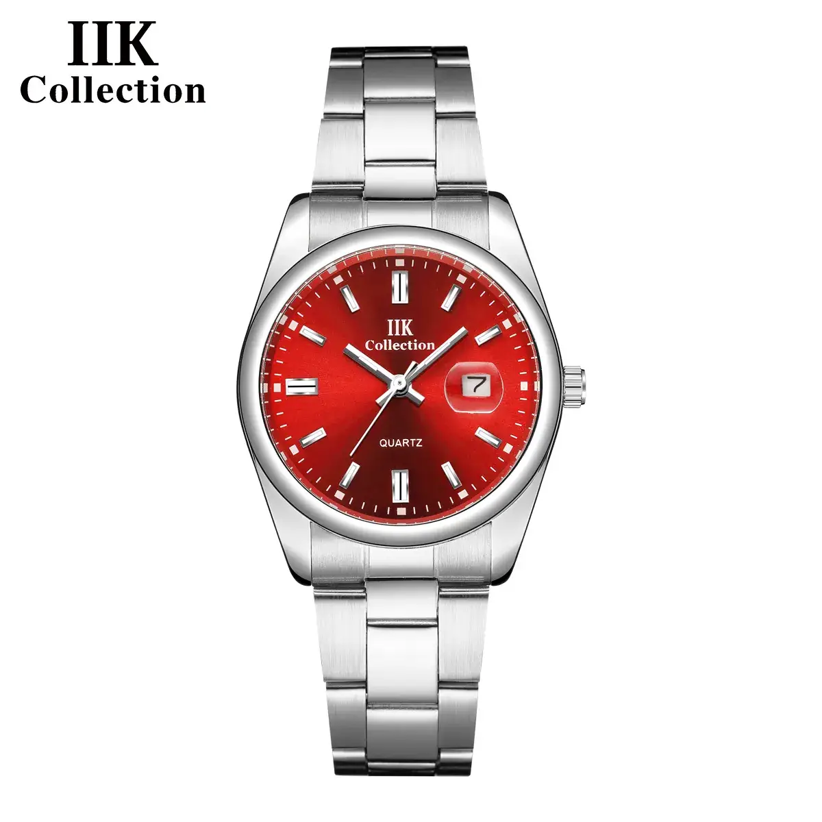 Iik Steel Band Quartz Watch for Men - Image 11
