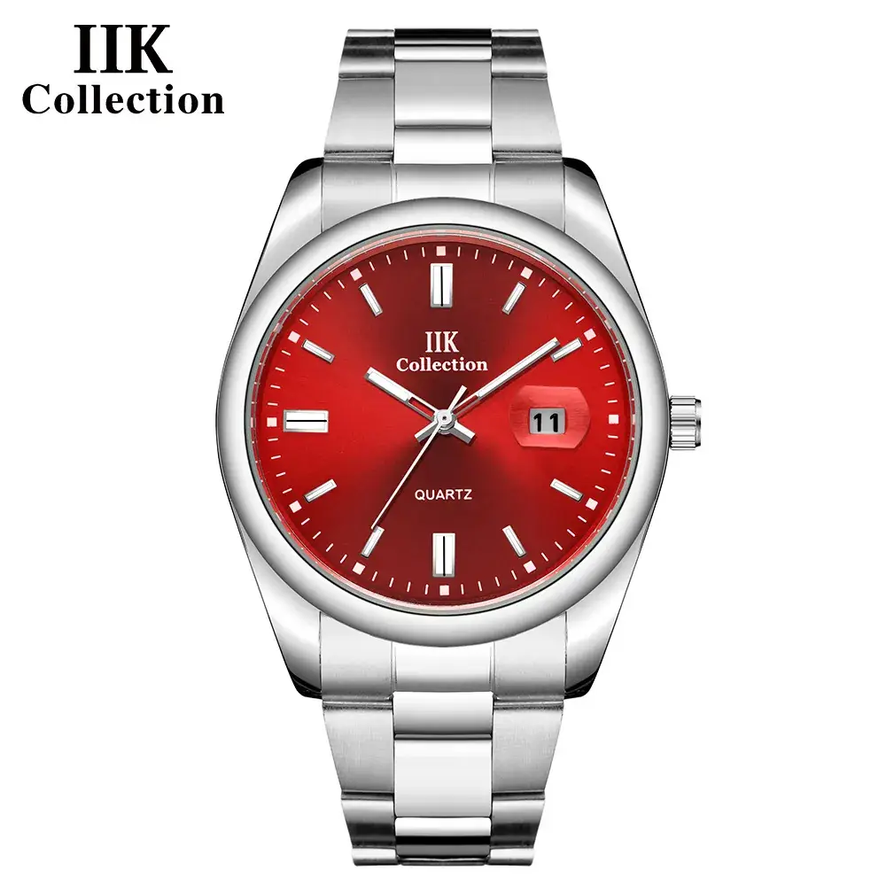Iik Steel Band Quartz Watch for Men - Image 3