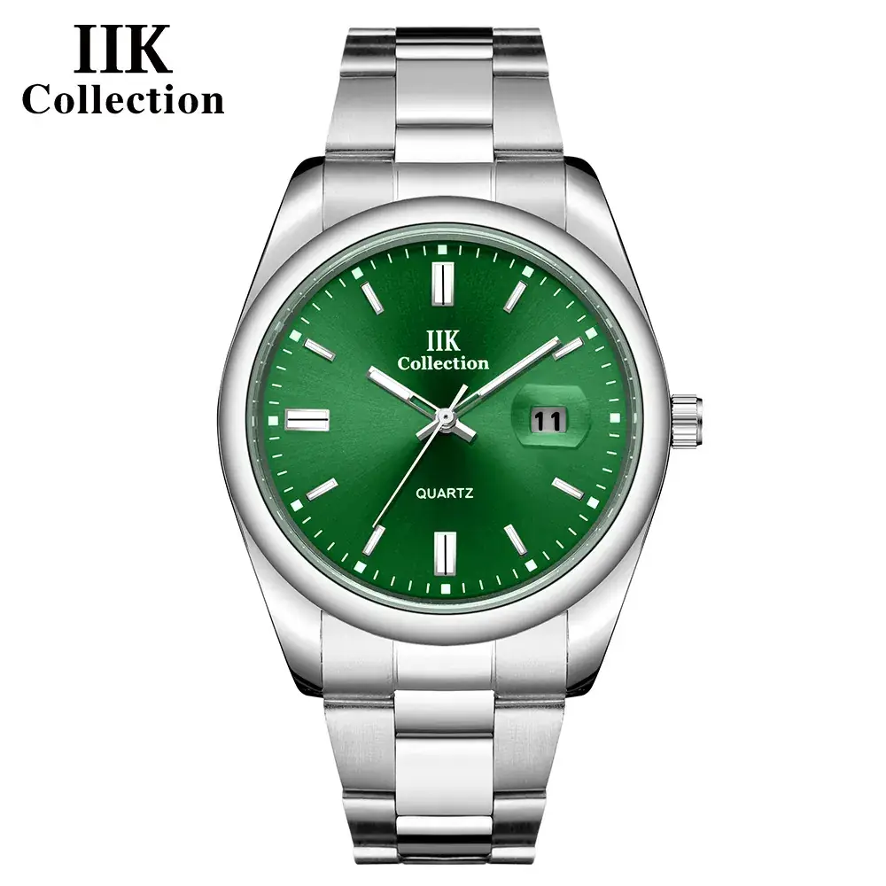 Iik Steel Band Quartz Watch for Men - Image 4