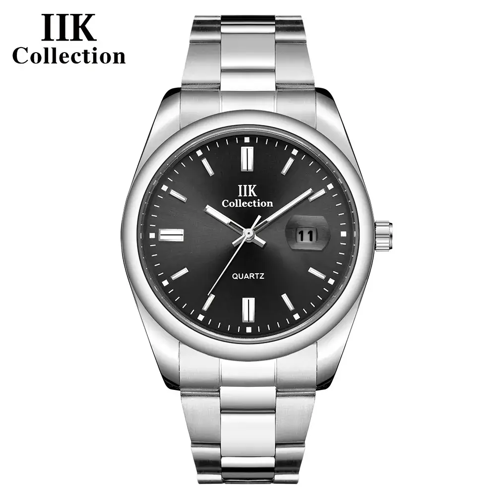 Iik Steel Band Quartz Watch for Men - Image 5