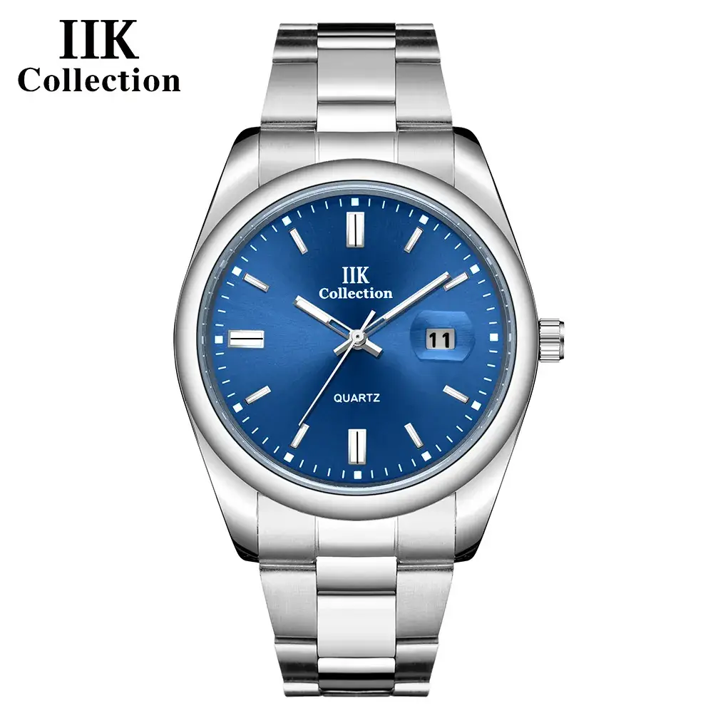 Iik Steel Band Quartz Watch for Men - Image 6