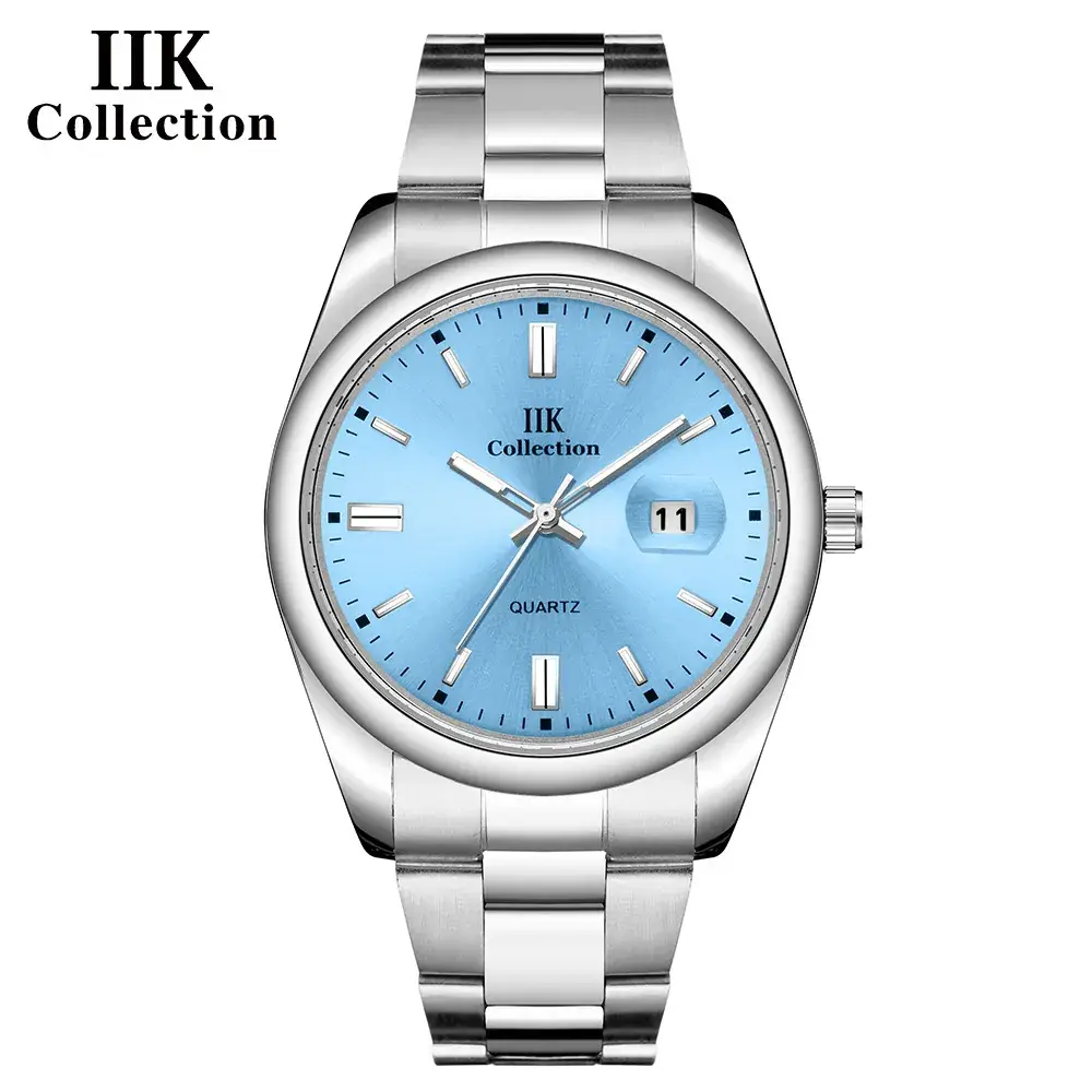 Iik Steel Band Quartz Watch for Men - Image 7
