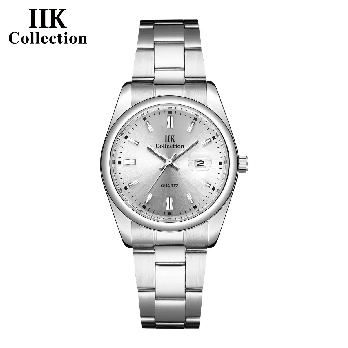 Iik Steel Band Quartz Watch for Men - Image 9