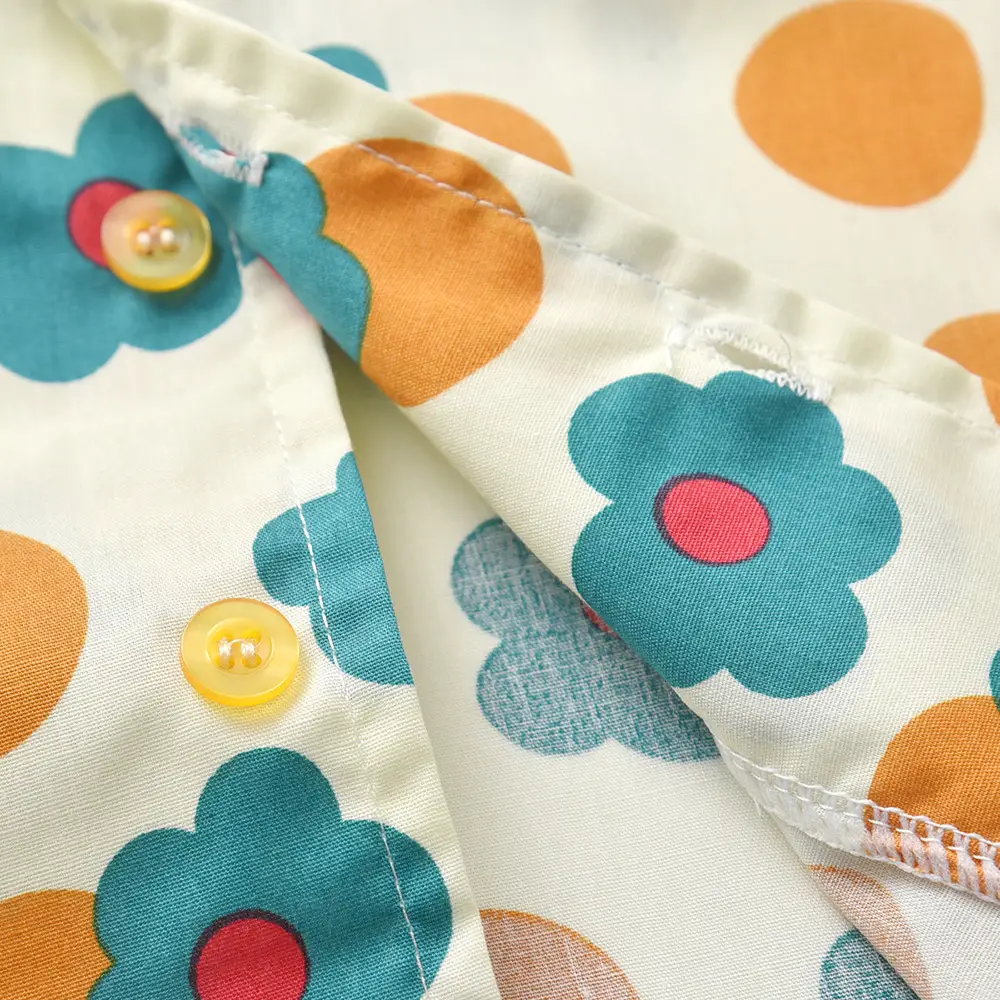 Printed Cotton Shorts Set for Boys Girls Summer Wear — feature 15