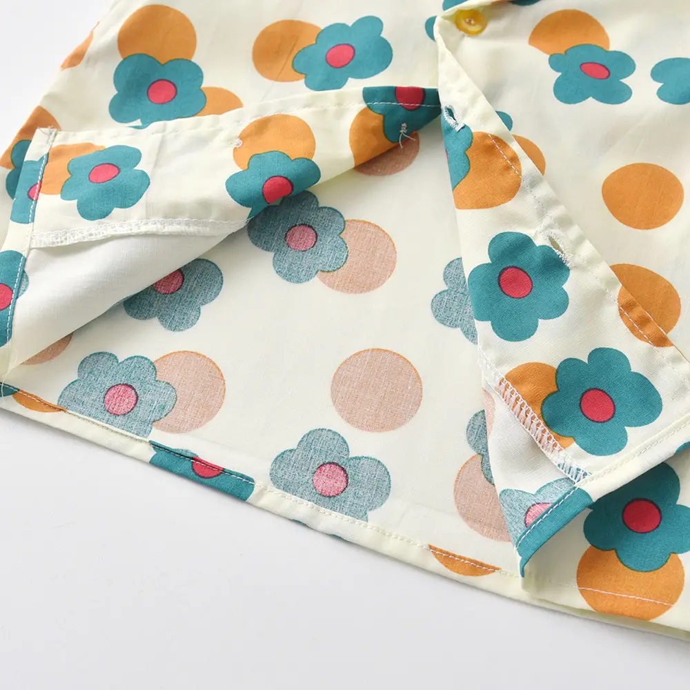 Printed Cotton Shorts Set for Boys Girls Summer Wear — feature 16