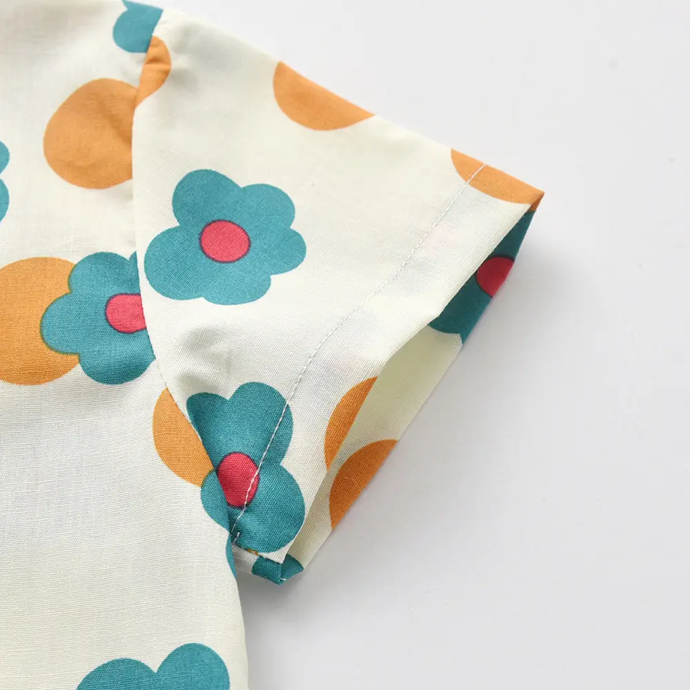 Printed Cotton Shorts Set for Boys Girls Summer Wear — feature 17