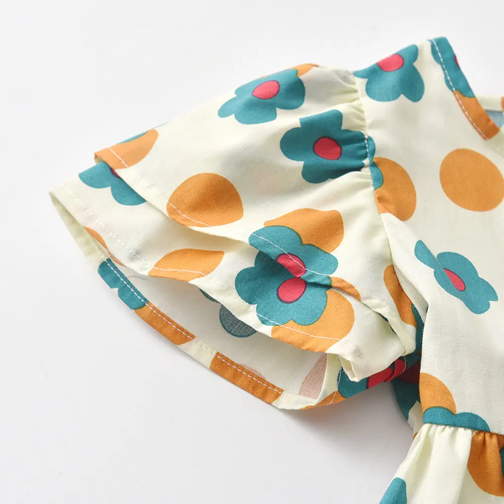 Printed Cotton Shorts Set for Boys Girls Summer Wear — feature 26