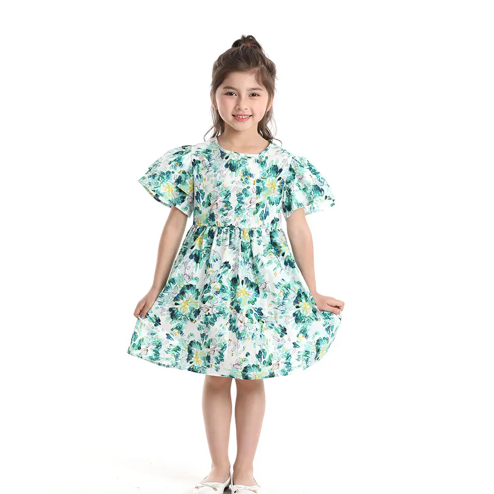 Printed Cotton Shorts Set for Boys Girls Summer Wear