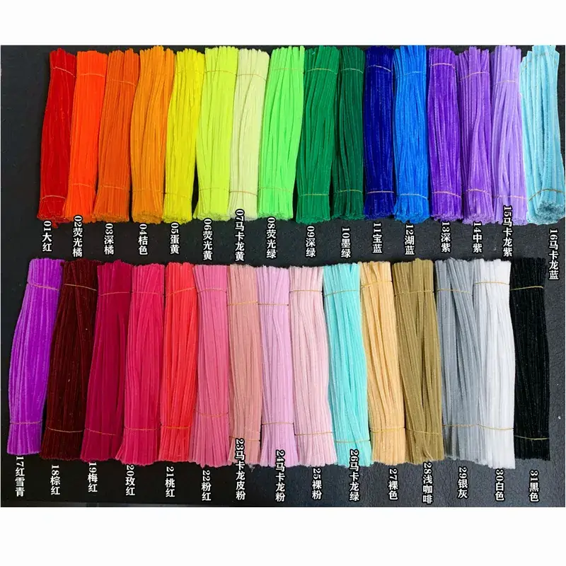 Green Twist Sticks for DIY Chenille Craft - Image 44