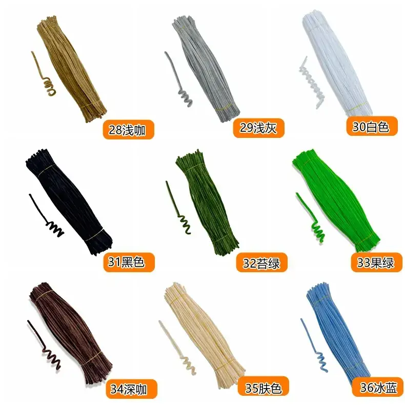 Green Twist Sticks for DIY Chenille Craft — feature 10