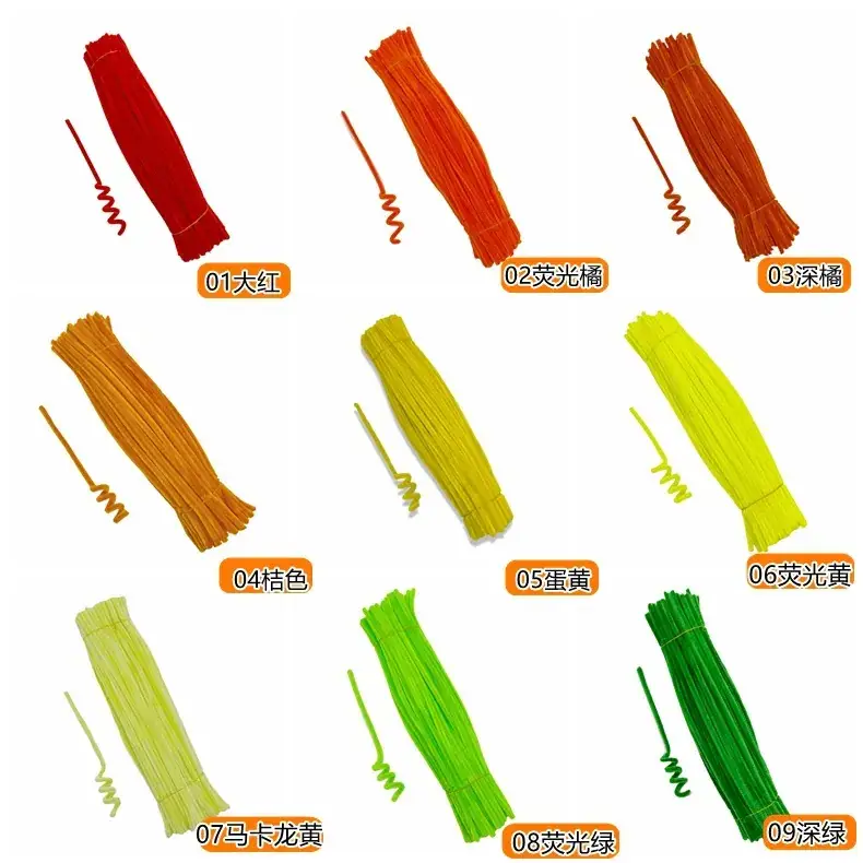 Green Twist Sticks for DIY Chenille Craft — feature 7