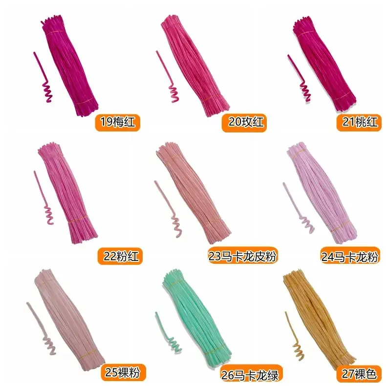 Green Twist Sticks for DIY Chenille Craft — feature 9