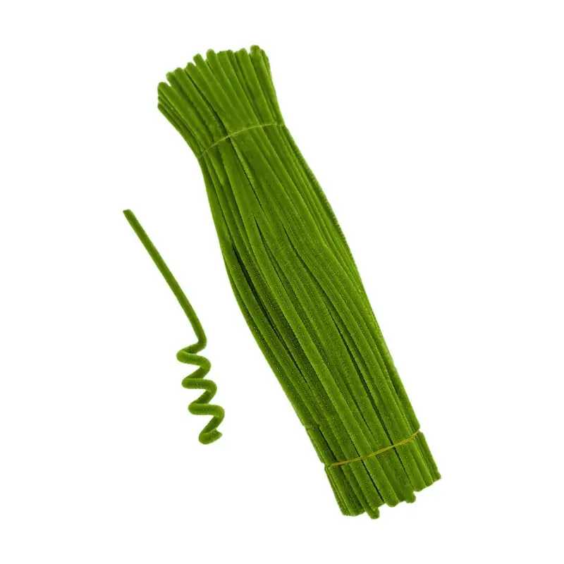 Green Twist Sticks for DIY Chenille Craft - Image 40